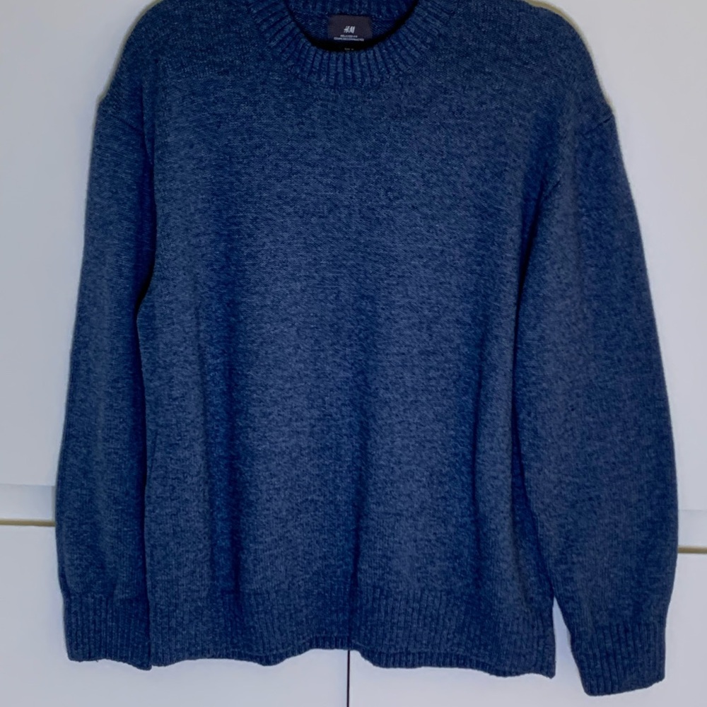 H&M Men's Blue Sweater